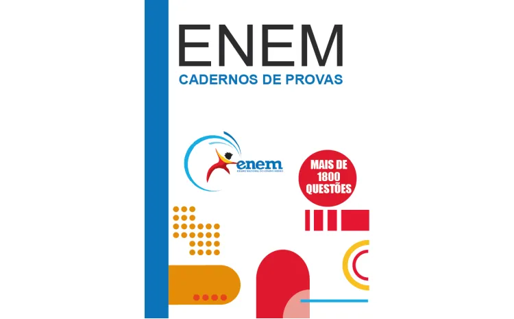 Apostila ENEM 2025 Completa – Provas 2014 a 2024 + Gabaritos + Redação