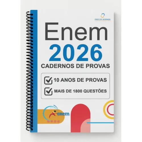 Super Apostila Enem: 10 Anos De Provas Resolvidas + Redações E Gabaritos - Alta Qualidade Super Apostila Enem: 10 Anos De Provas Resolvidas + Redações E Gabaritos - Alta Qualidade