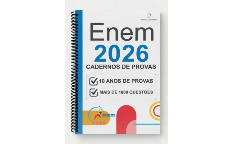 Super Apostila Enem: 10 Anos De Provas Resolvidas + Redações E Gabaritos - Alta Qualidade Super Apostila Enem: 10 Anos De Provas Resolvidas + Redações E Gabaritos - Alta Qualidade