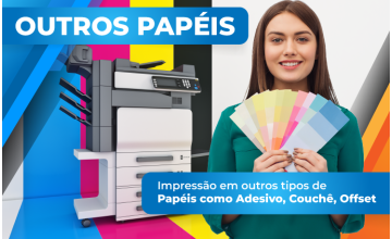 IMPRESSÃO EM OUTROS TIPOS DE PAPÉIS